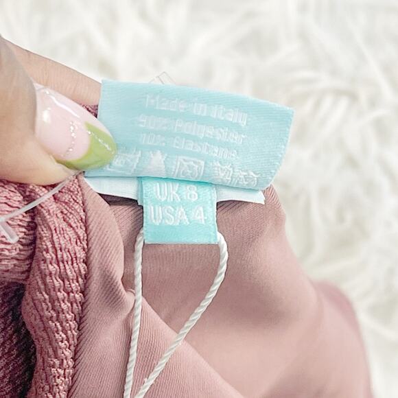 Melissa Odabash Rio CR Ridges Mocha Swimsuit Size IT 40 / US 4 - Picture 8 of 9